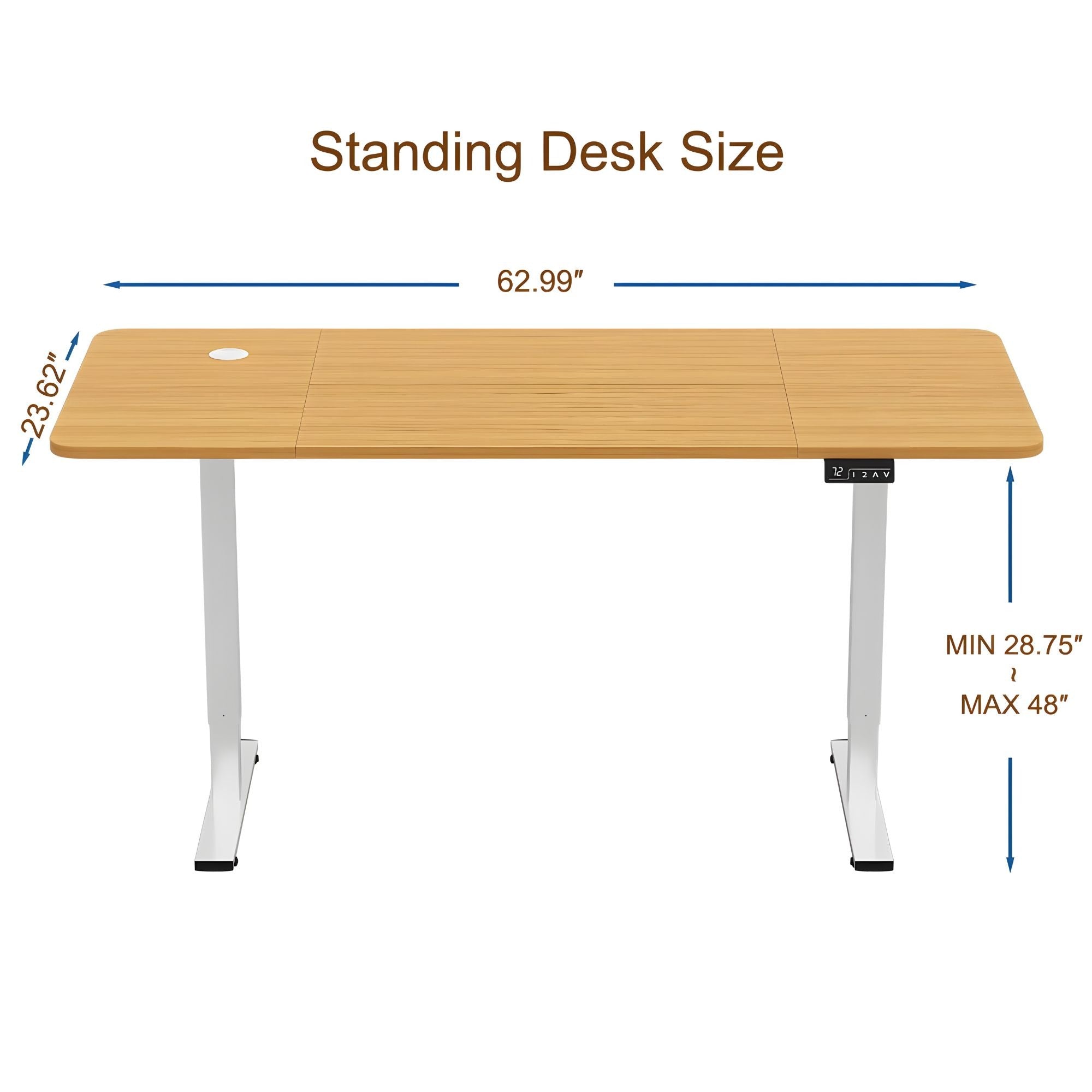 Electric Standing Desk 63 Electric Standing Desk 63